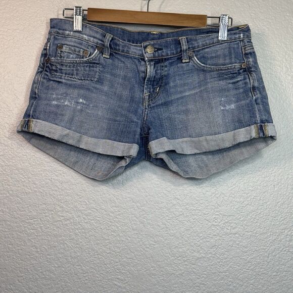 Citizens Of Humanity Shorts 29 Women Jerome Dahan Denim Low rise USA Made VTG - Picture 1 of 9